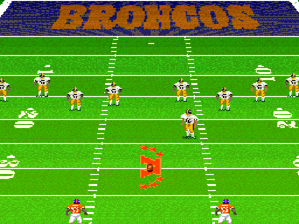 Madden NFL 97 - SNES game screenshot (1996) by Electronic Arts